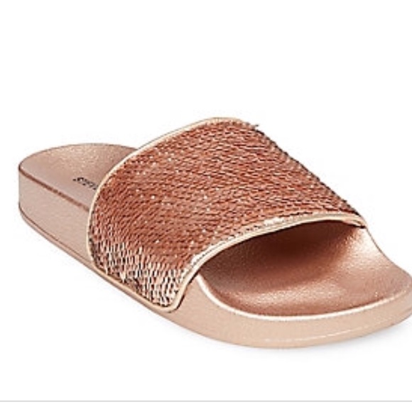 steve madden sequin slides